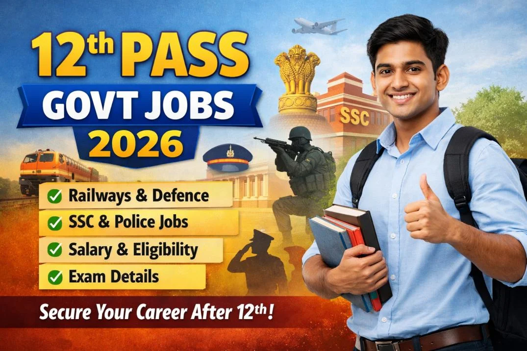 12th Pass Govt Jobs 2026: Complete Guide to Upcoming Vacancies, Eligibility, Salary & Selection Process